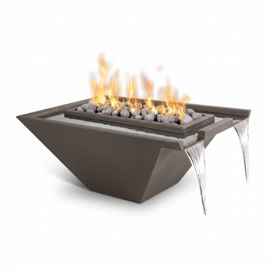 Nile Fire & Water Bowl in Trophy Bronze