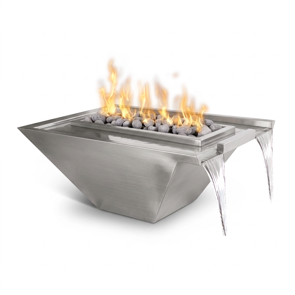 Nile Fire & Water Bowl recreated in stainless steel