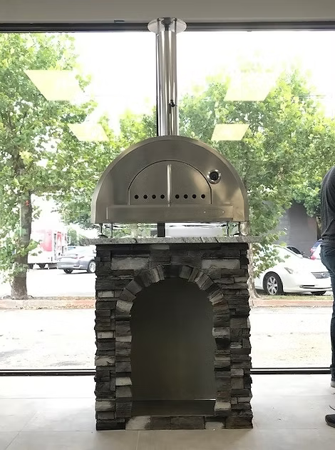 Tru Innovative Outdoor Pizza Oven Stand w/Solid Top