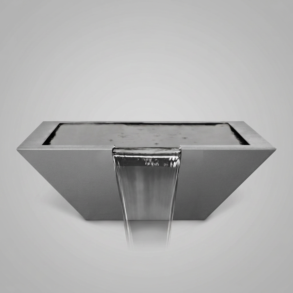 Maya water bowl in Rock Gray