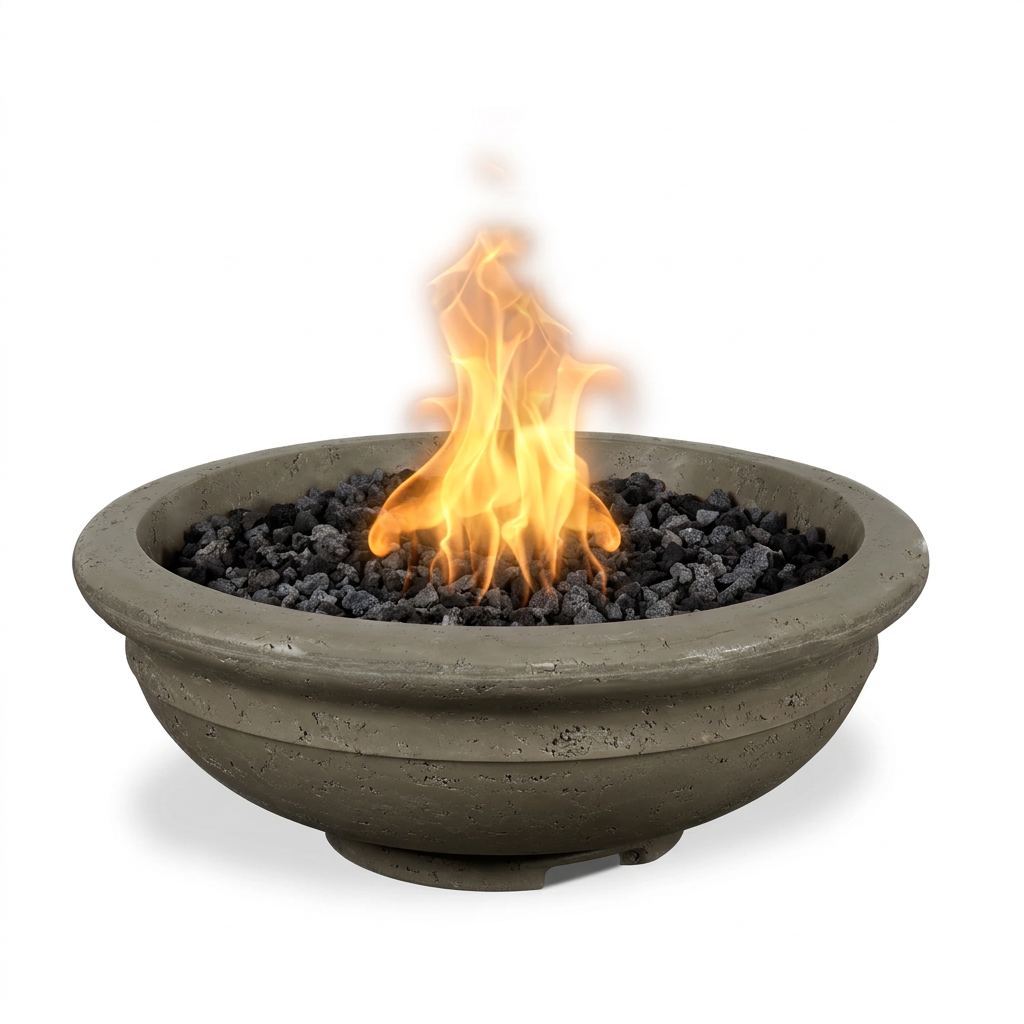 Rodeo Fire Bowl in GFRC Ash