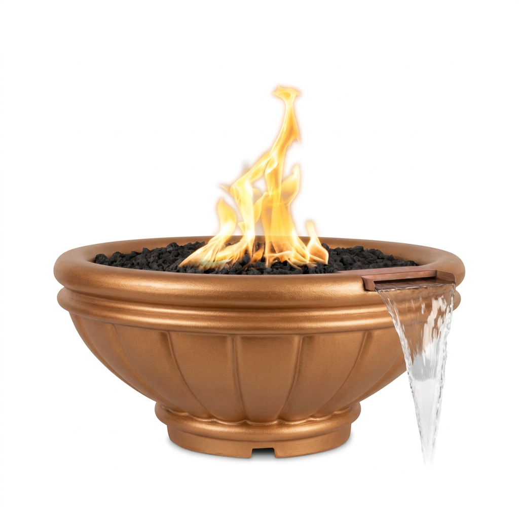 Roma bowl in Metallic Copper