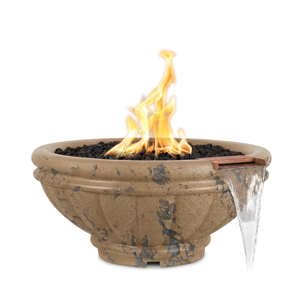 Roma bowl in Rustic Coffee