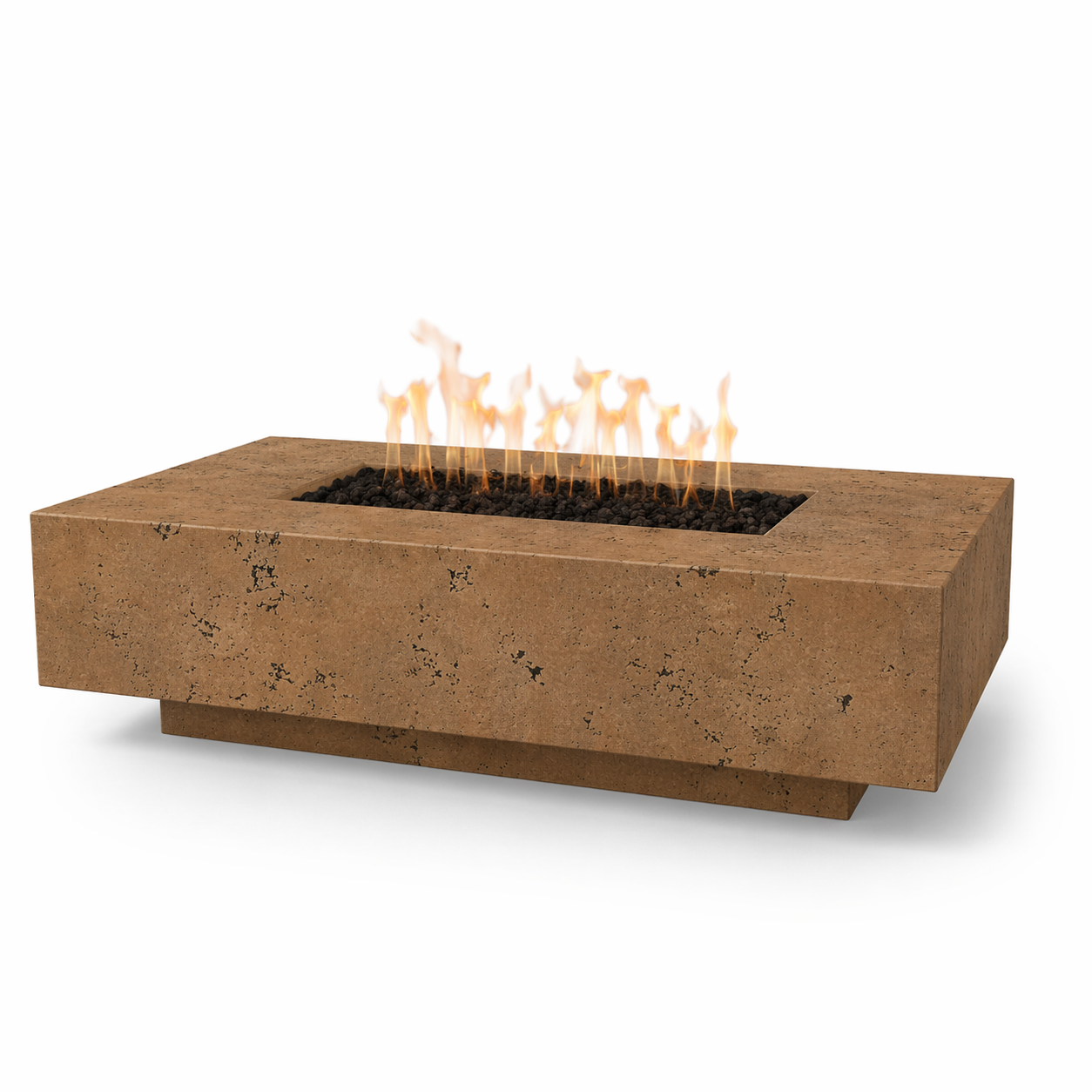 The Outdoor Plus Cabo 56" Linear Fire Pit - GFRC Concrete