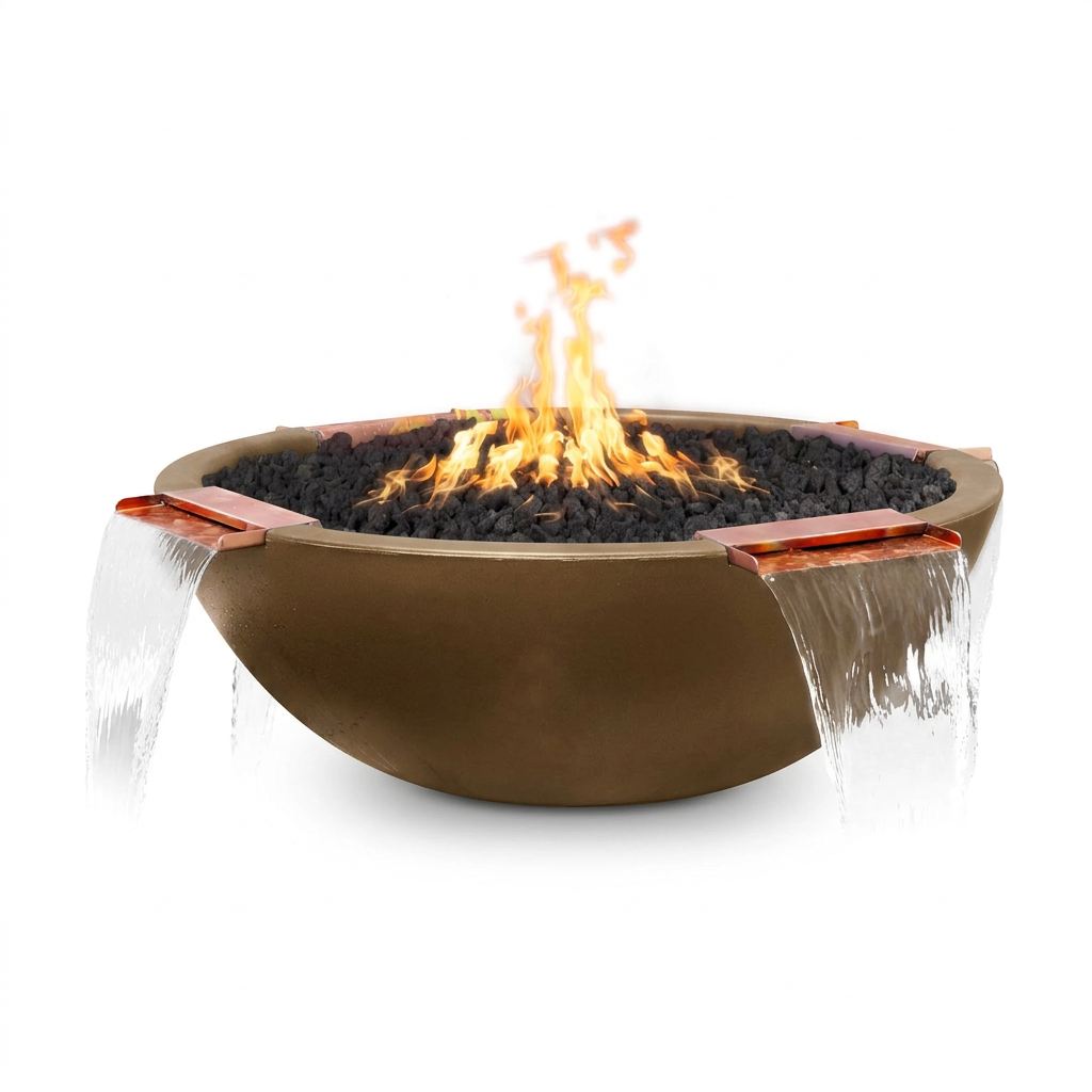 Sedona 4 Way Spill bowl in Metallic Bronze