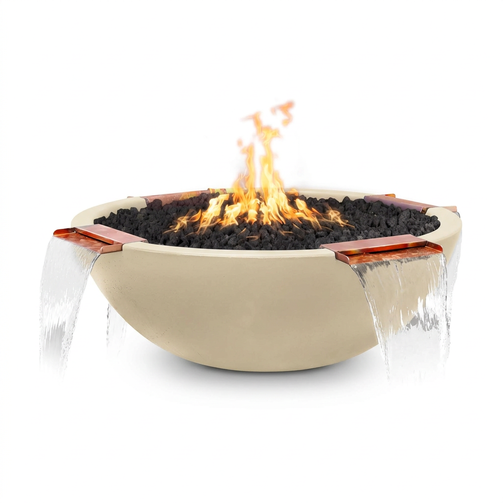 Sedona 4 Way Spill bowl in Vanilla