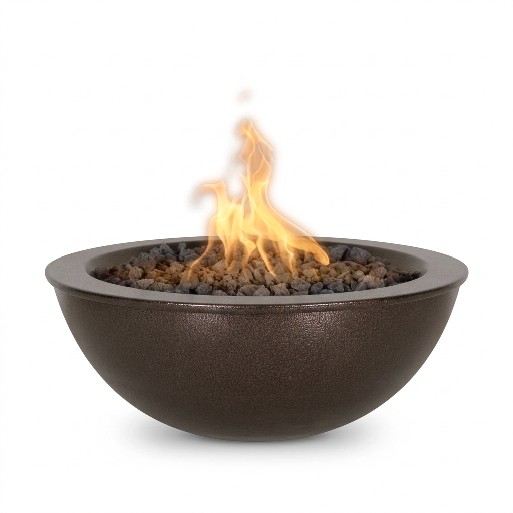 Sedona Fire Bowl in Bronze Hammertone