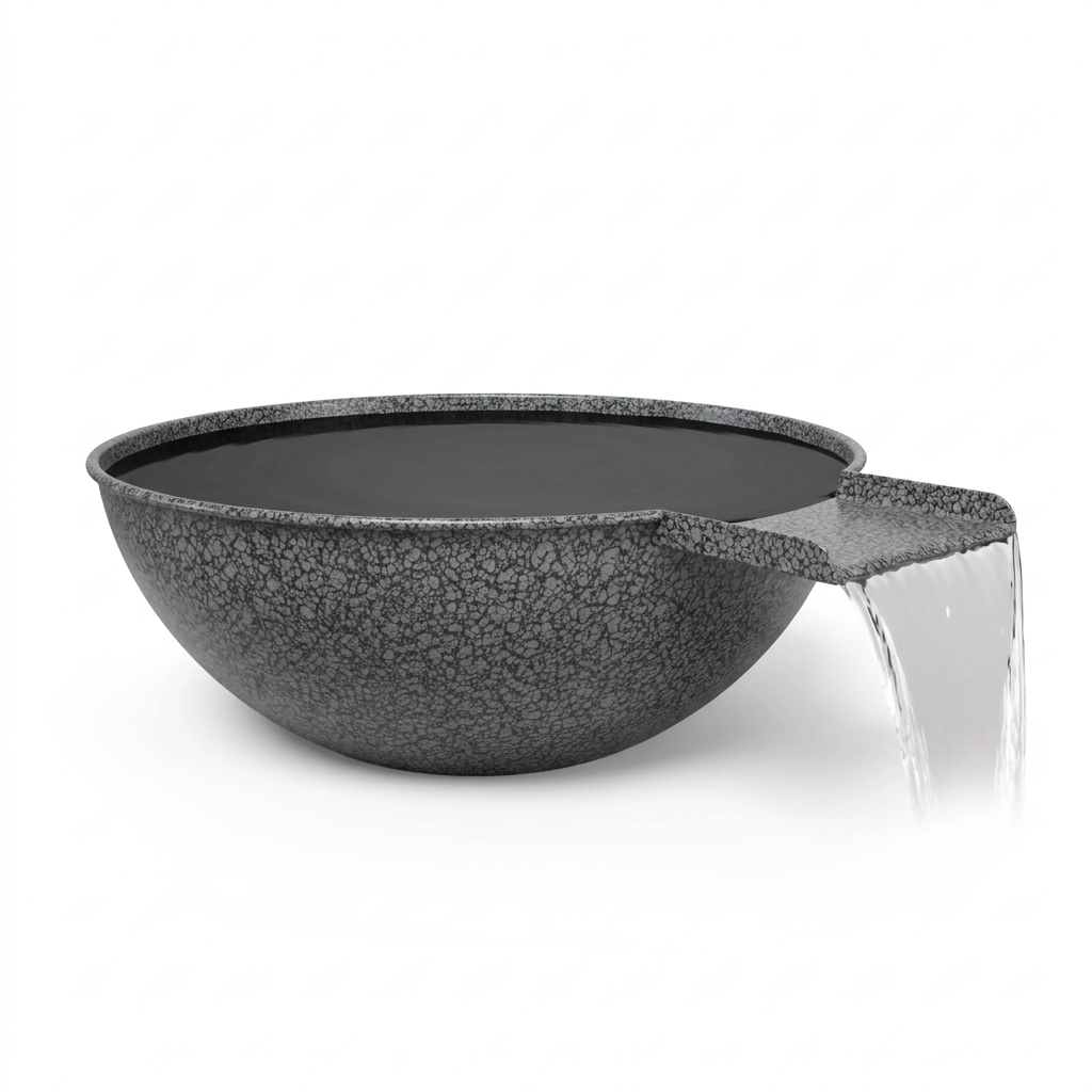 Sedona water bowl in Grey Vein