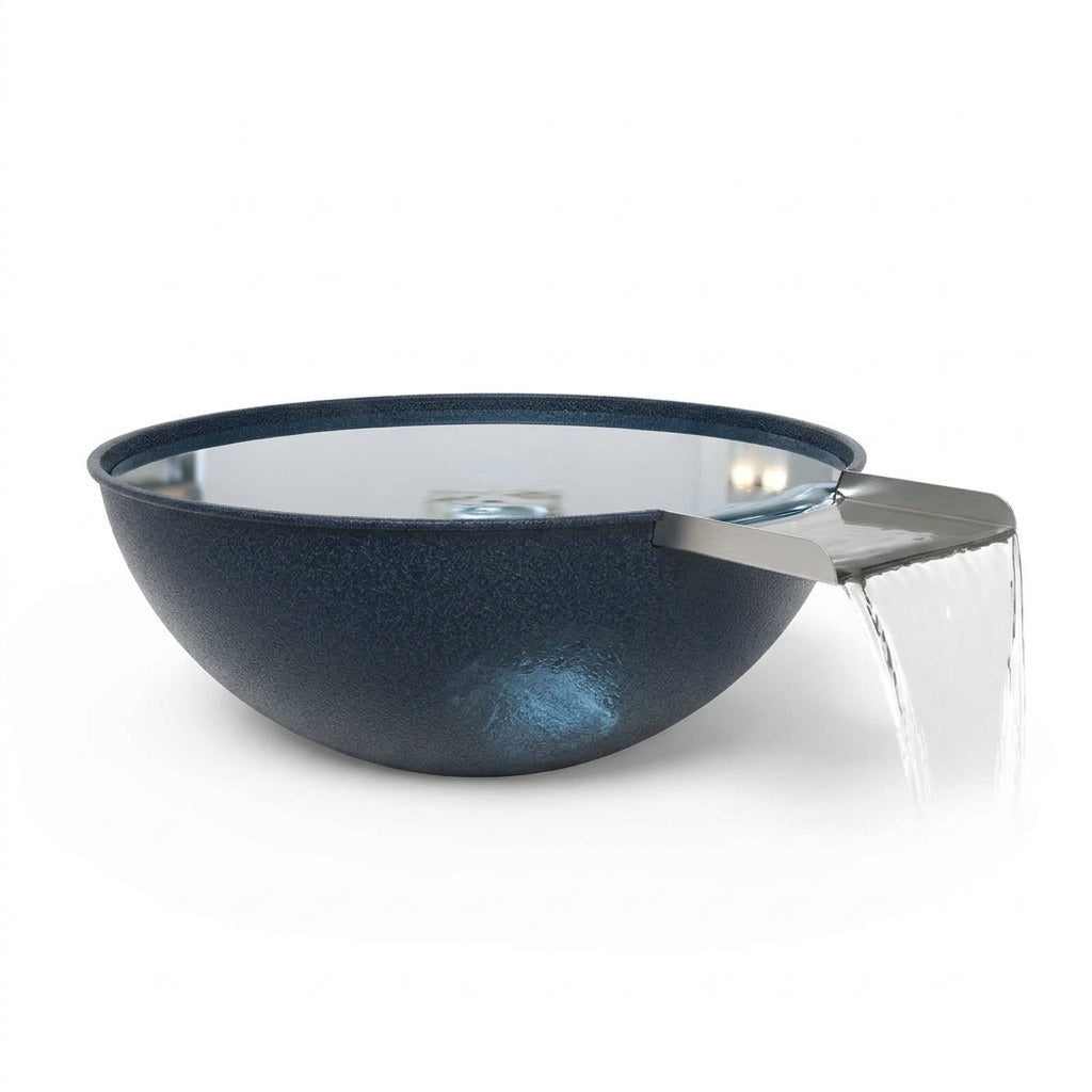 The Outdoor Plus Sedona Powder Coated Metal Water Bowl