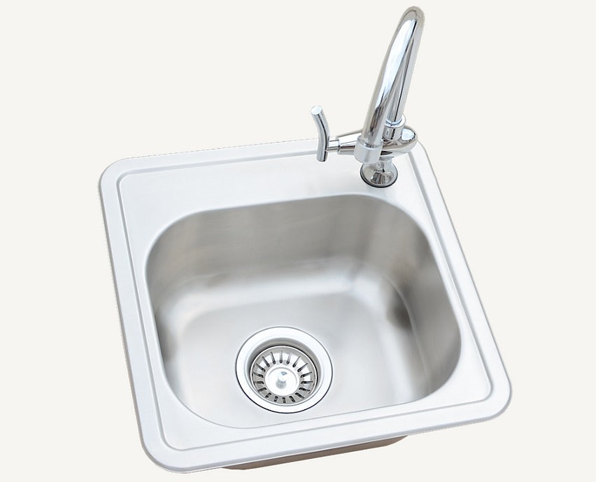 Kokomo Built-In 15x15 Outdoor Kitchen Sink | KO-SINK