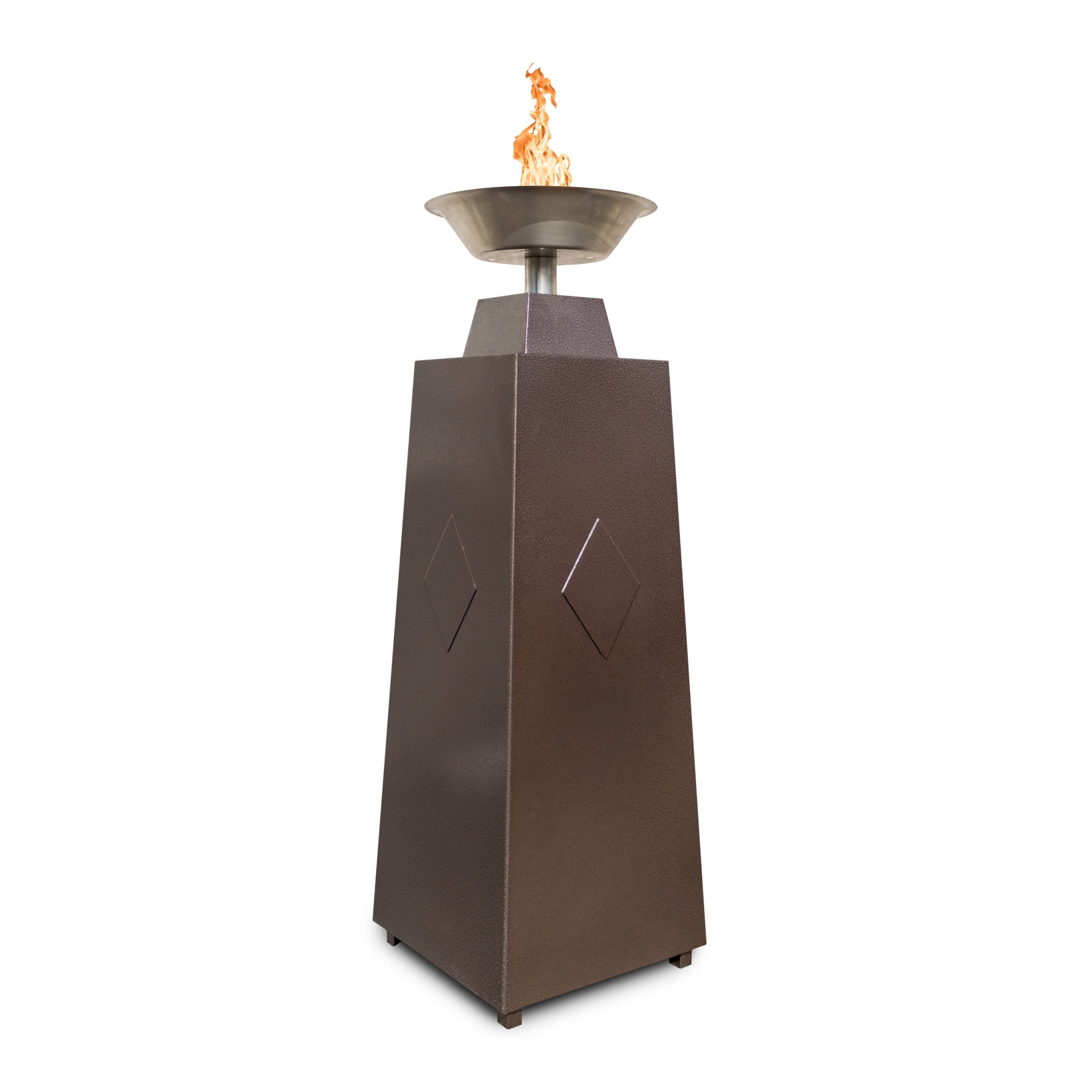 The Outdoor Plus - 22" Square Granada Fire Tower - Powder Coated Metal