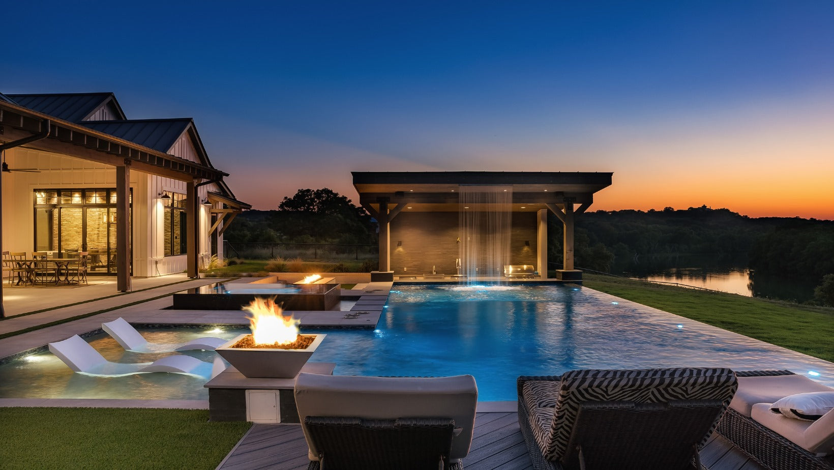 The Outdoor Plus - 24" Square Maya GFRC Fire & Water Bowl