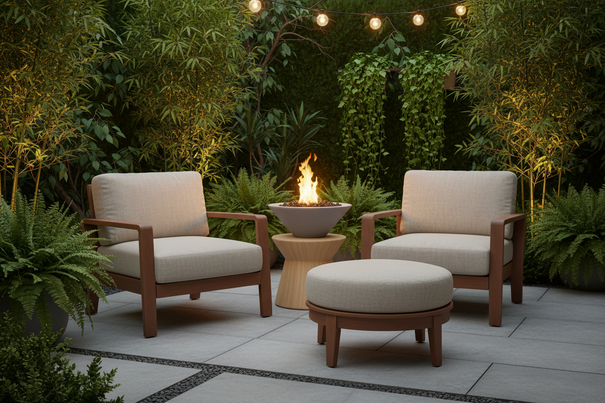 The Outdoor Plus - 24" Round Cazo Fire Bowl GFRC Concrete