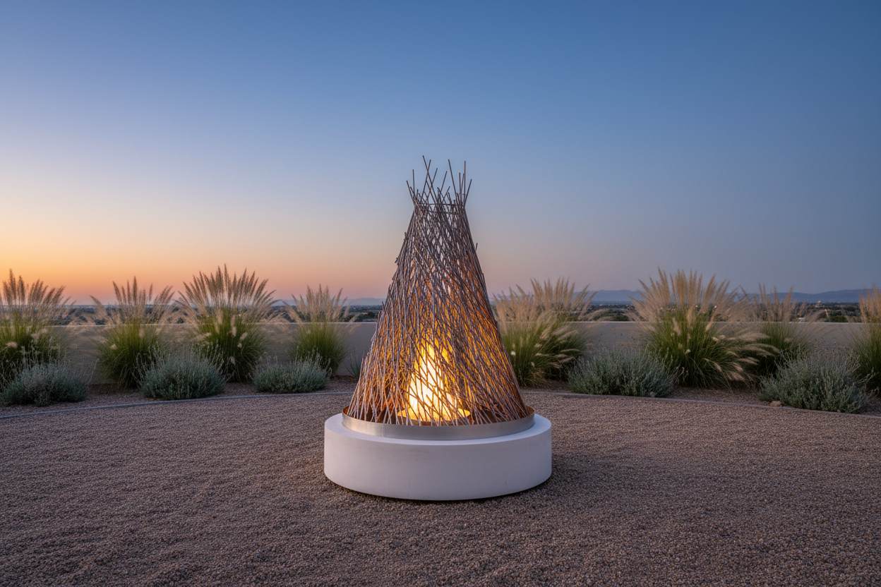 Hay Stack Fire Tower — Gravel Patio