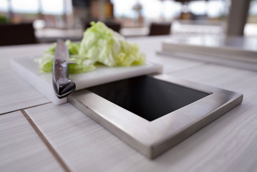 Kokomo Trash Chute and Cutting Board | KO-TRSCH