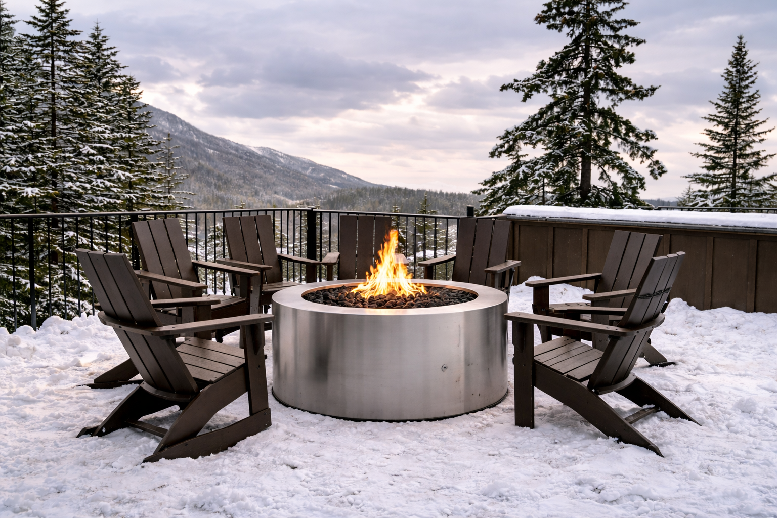 The Outdoor Plus - Unity Fire Pit – Stainless Steel - 24" Tall