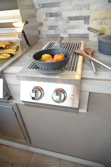 KoKoMo Grills Professional Double Side Burner with Removable Cover | KO-BAK2GB-PRO