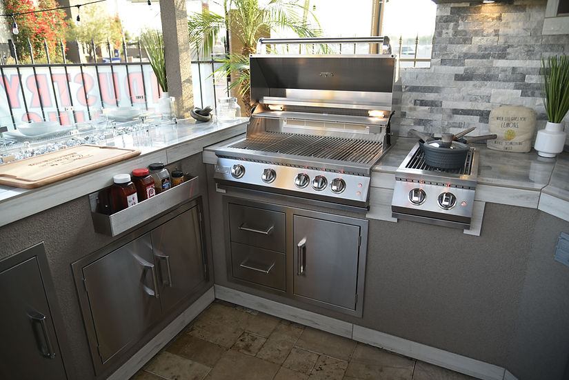 Kokomo Outdoor Kitchen Stainless Steel Two Drawer - One Door Combo | KO-ALPDC