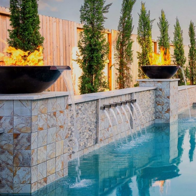 The Outdoor Plus 27" Sedona Hammered Patina Copper Fire and Water Bowl