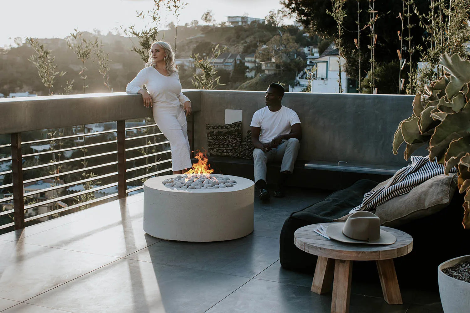 HPC - Belmont Lightweight Concrete Fire Pit
