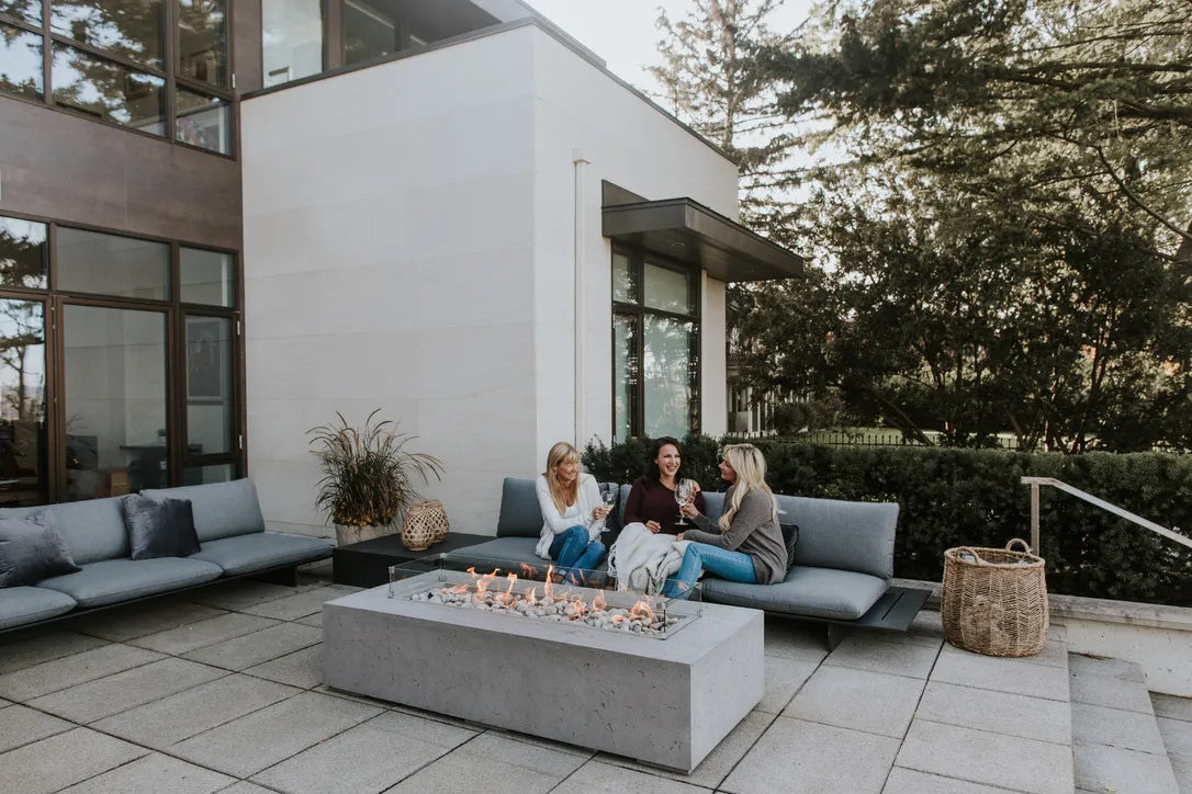HPC - Sonoma 72 Lightweight Concrete Fire Pit