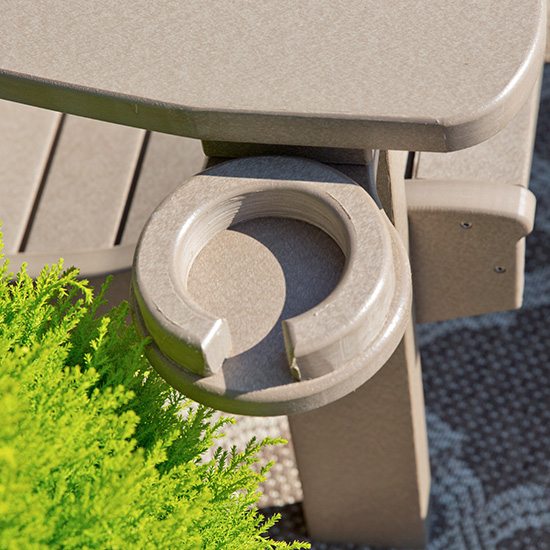 Patiova Poly Adirondack Cup Holder