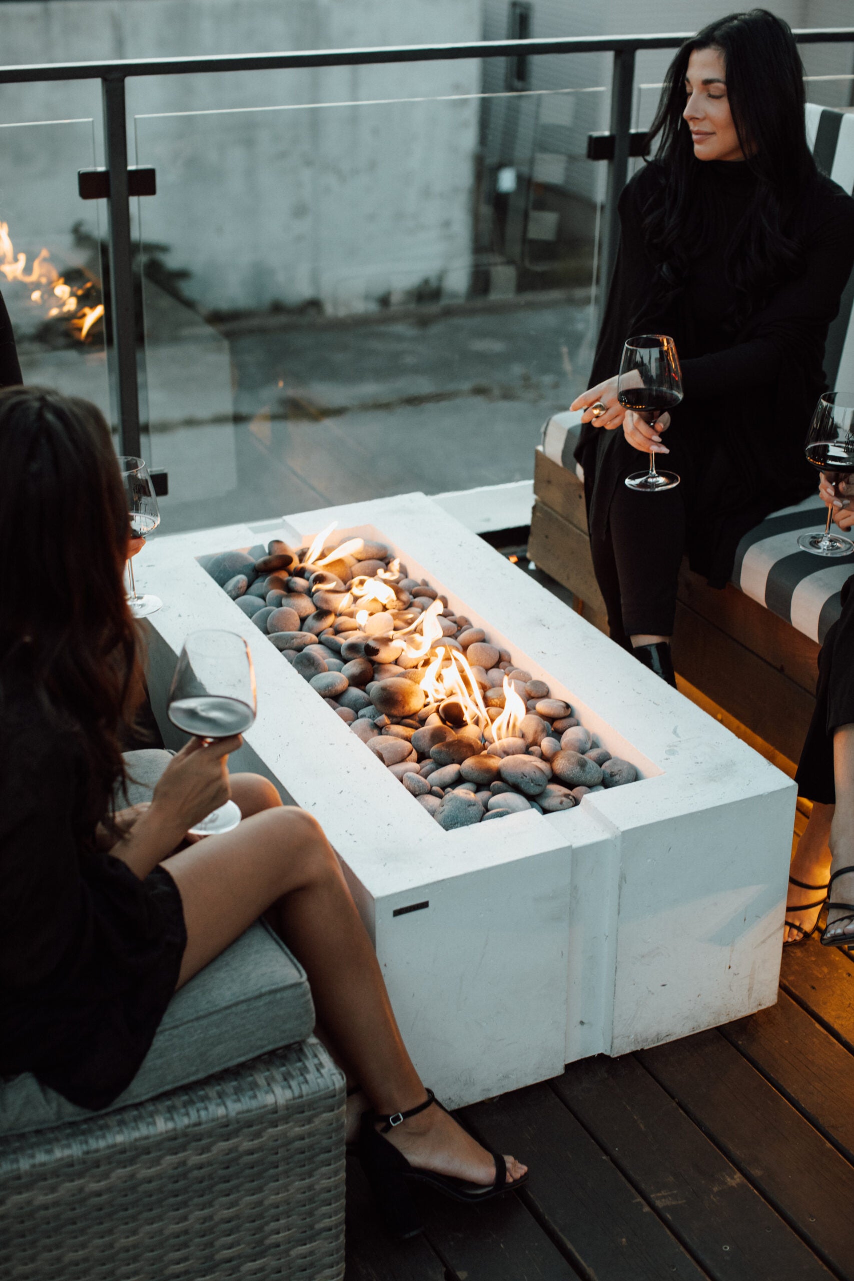HPC - Avera 48" Lightweight Concrete Fire Pit