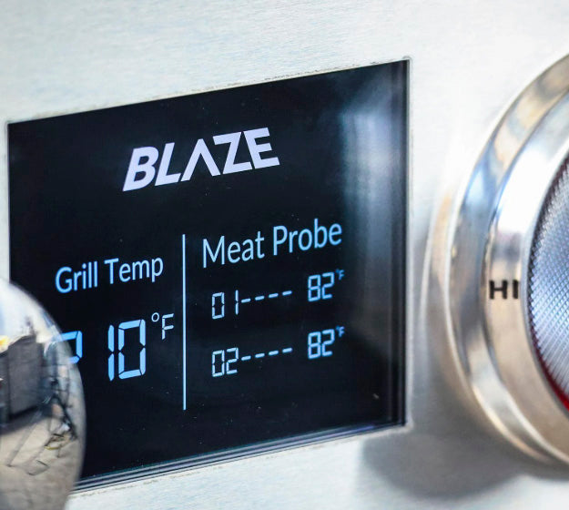 Blaze LTE PRO 32" 4 Burner Built-In Propane Grill w/ Digital Temperature Screen & Rotisserie