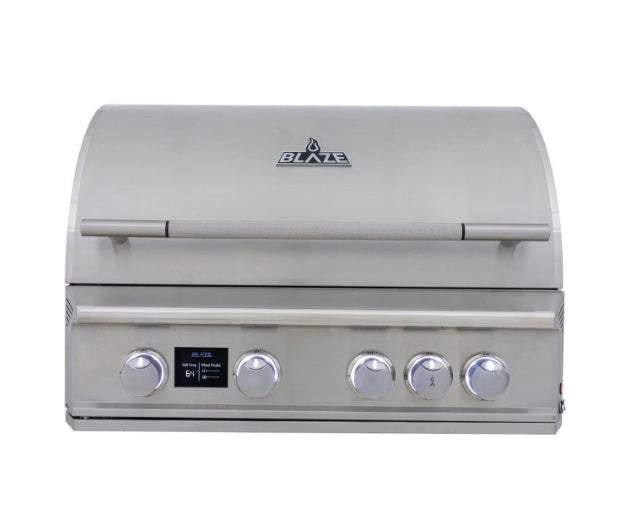 Blaze LTE PRO 32" 4 Burner Built-In Propane Grill w/ Digital Temperature Screen & Rotisserie