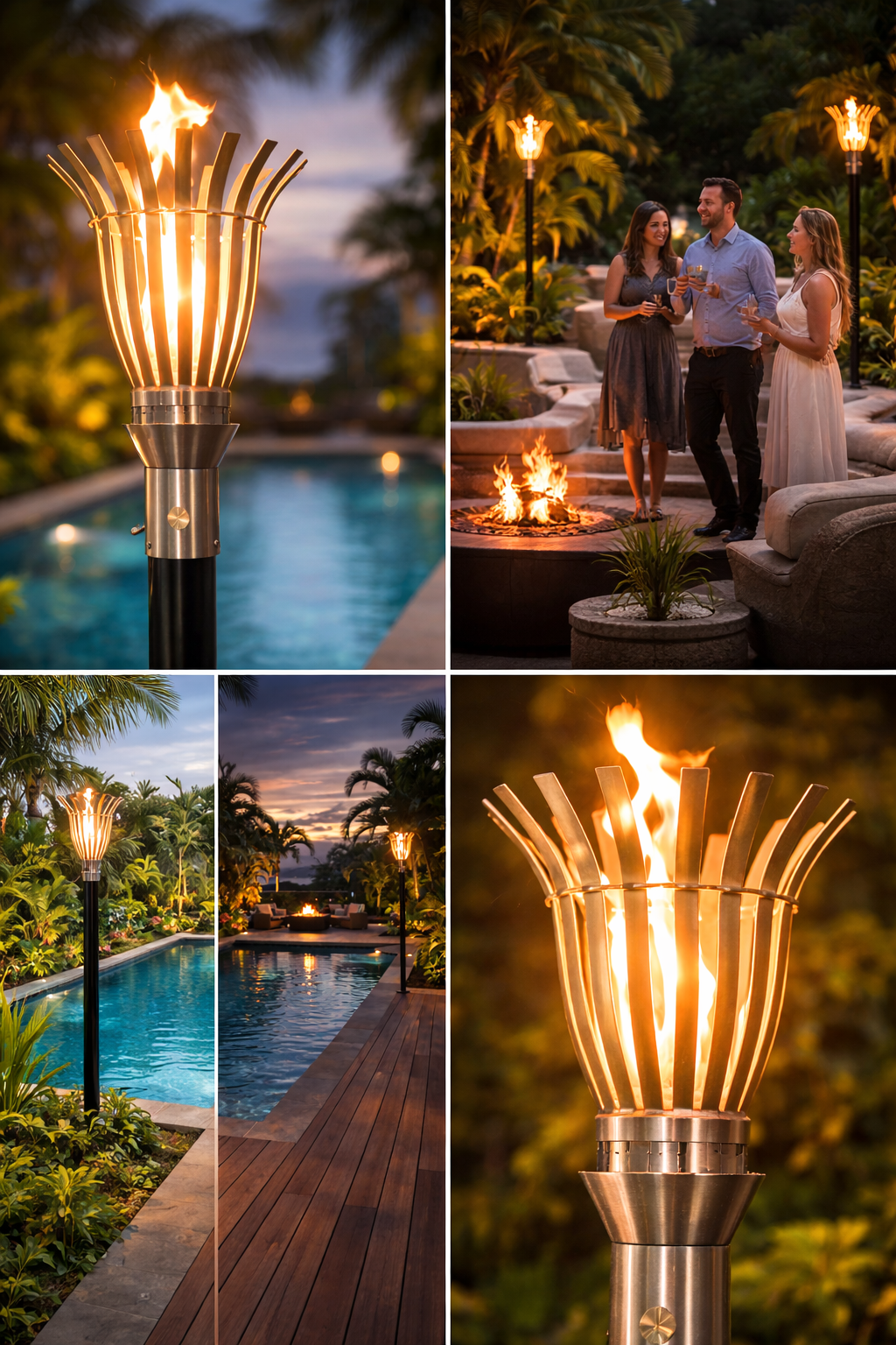 Basket Original TOP Torch & Post Complete - Stainless Steel