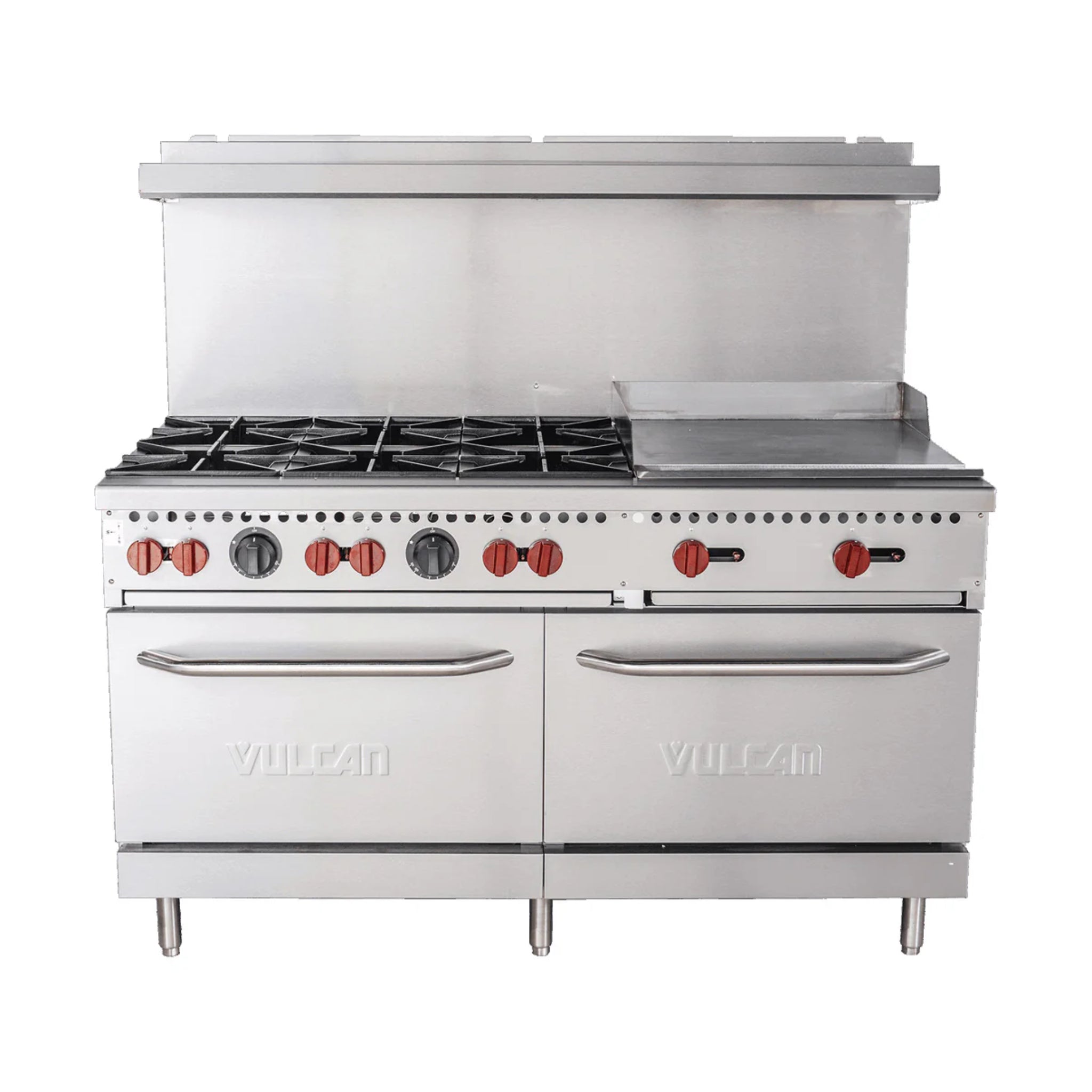 VulcanCore Elite 8-Burner Range with Griddle
