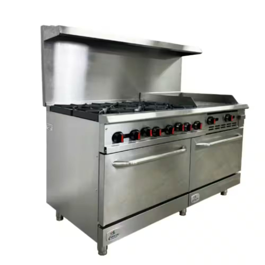 SteelFlame ProLine 6-Burner Range with Griddle