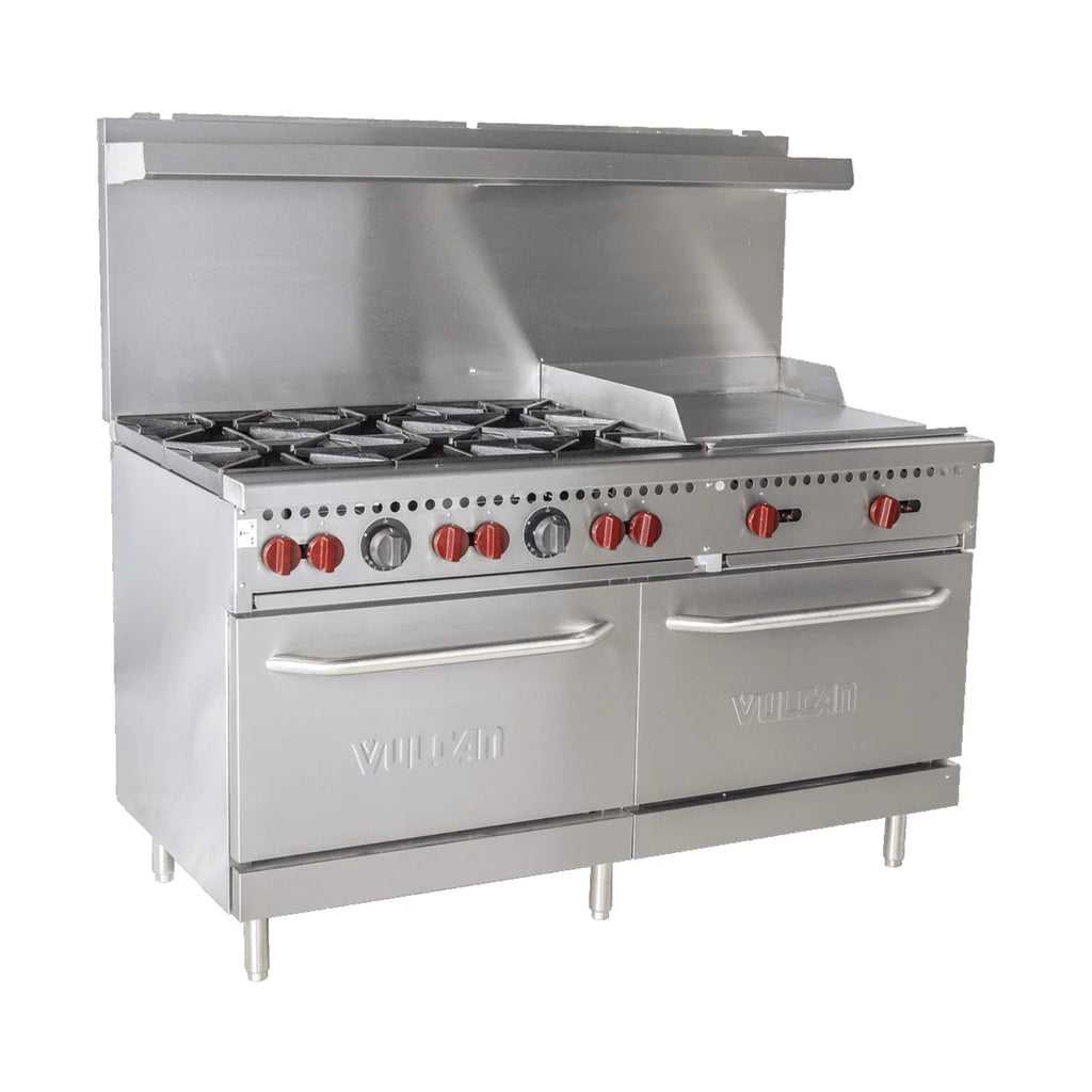 VulcanCore Elite 8-Burner Range with Griddle