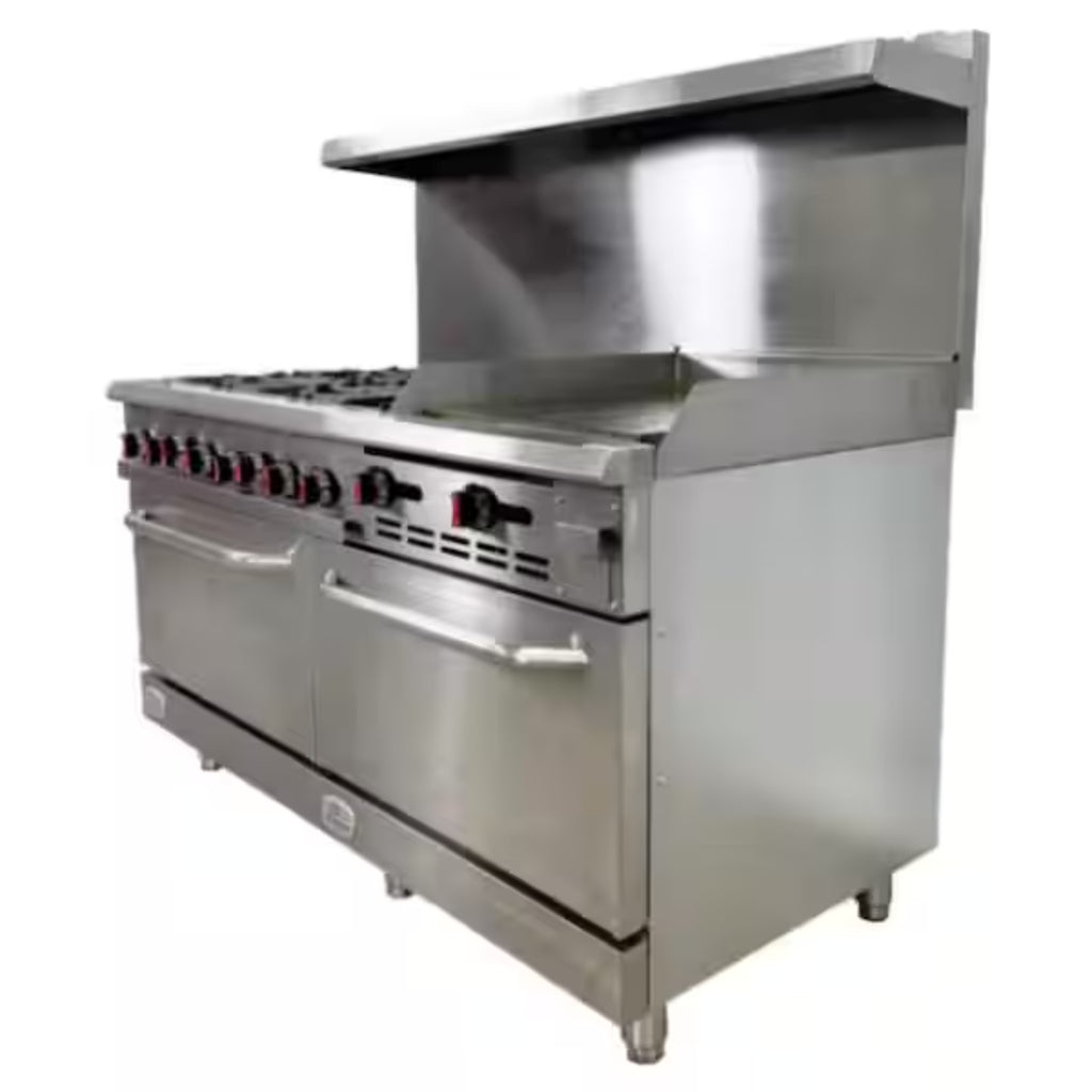SteelFlame ProLine 6-Burner Range with Griddle