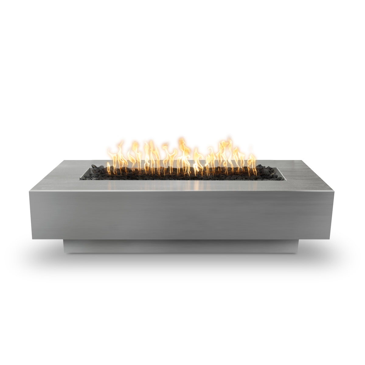 The Outdoor Plus Coronado Rectangular Fire Pit – Metal Series