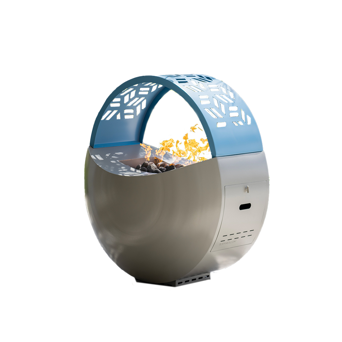 The Outdoor Plus 42" Eclipse Fire Pit – Metal Powder Coat Base & Top