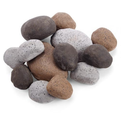 HPC - 84pc Multi-Color Fire Pit Rocks (Gelcast)