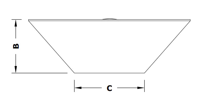 The Outdoor Plus Maya GFRC Concrete Square Fire Bowl - Metallic Bronze
