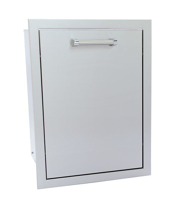 Kokomo Outdoor Kitchen Stainless Steel Trash/Propane Pull-Out | KO-TRHD