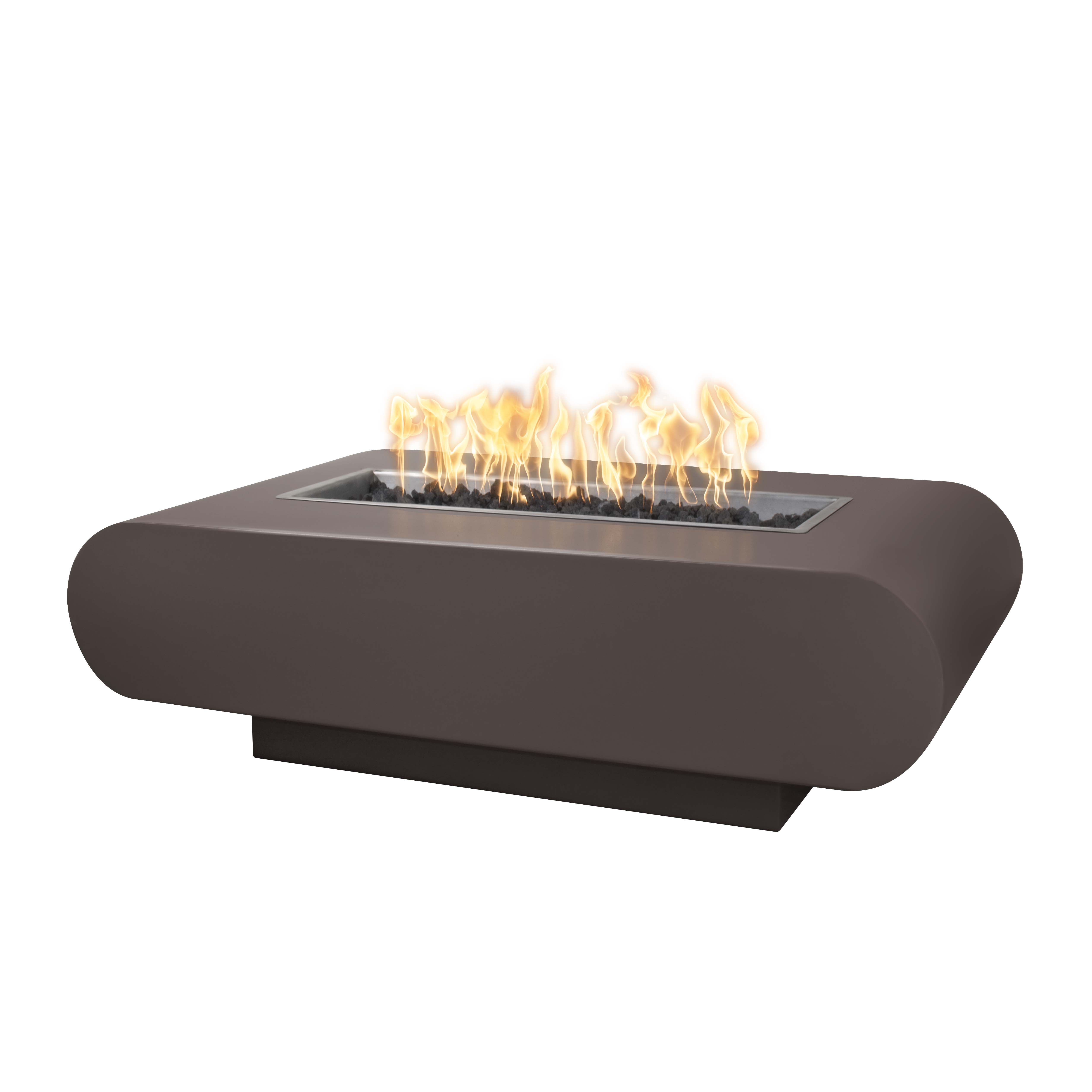 The Outdoor Plus La Jolla 48" x 28" Fire Pit - Powder Coated Metal