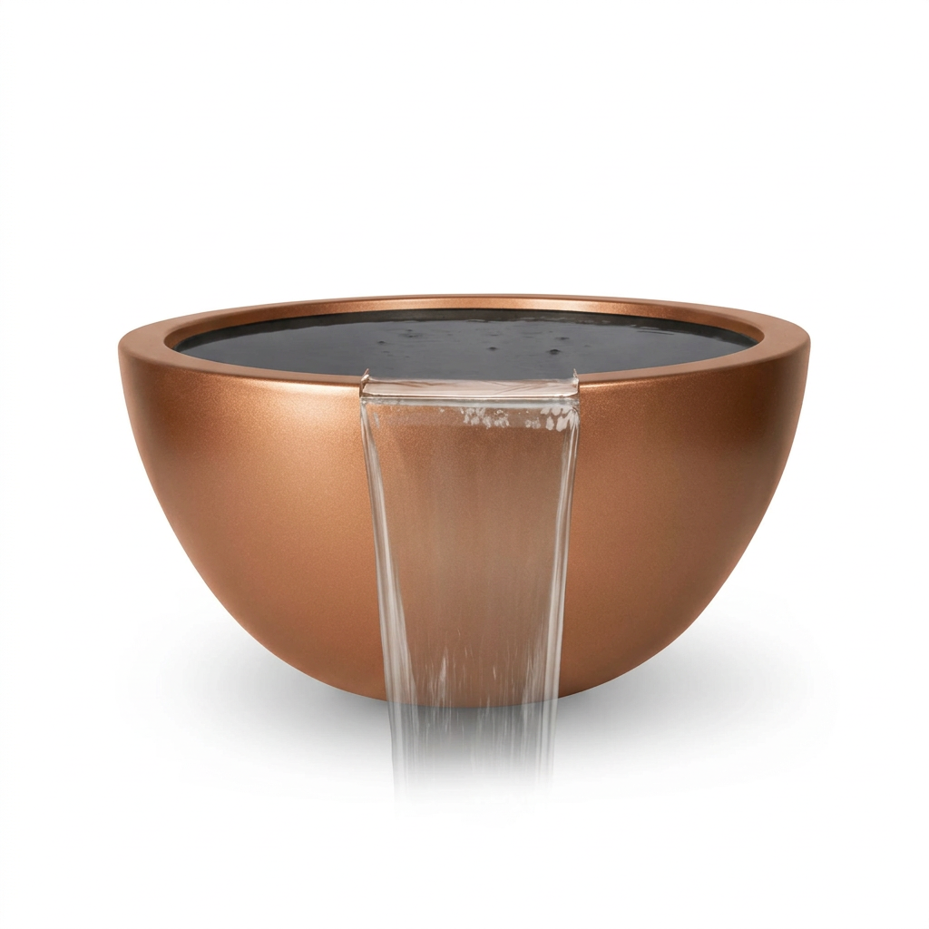 Bowl recolored in Metallic Copper