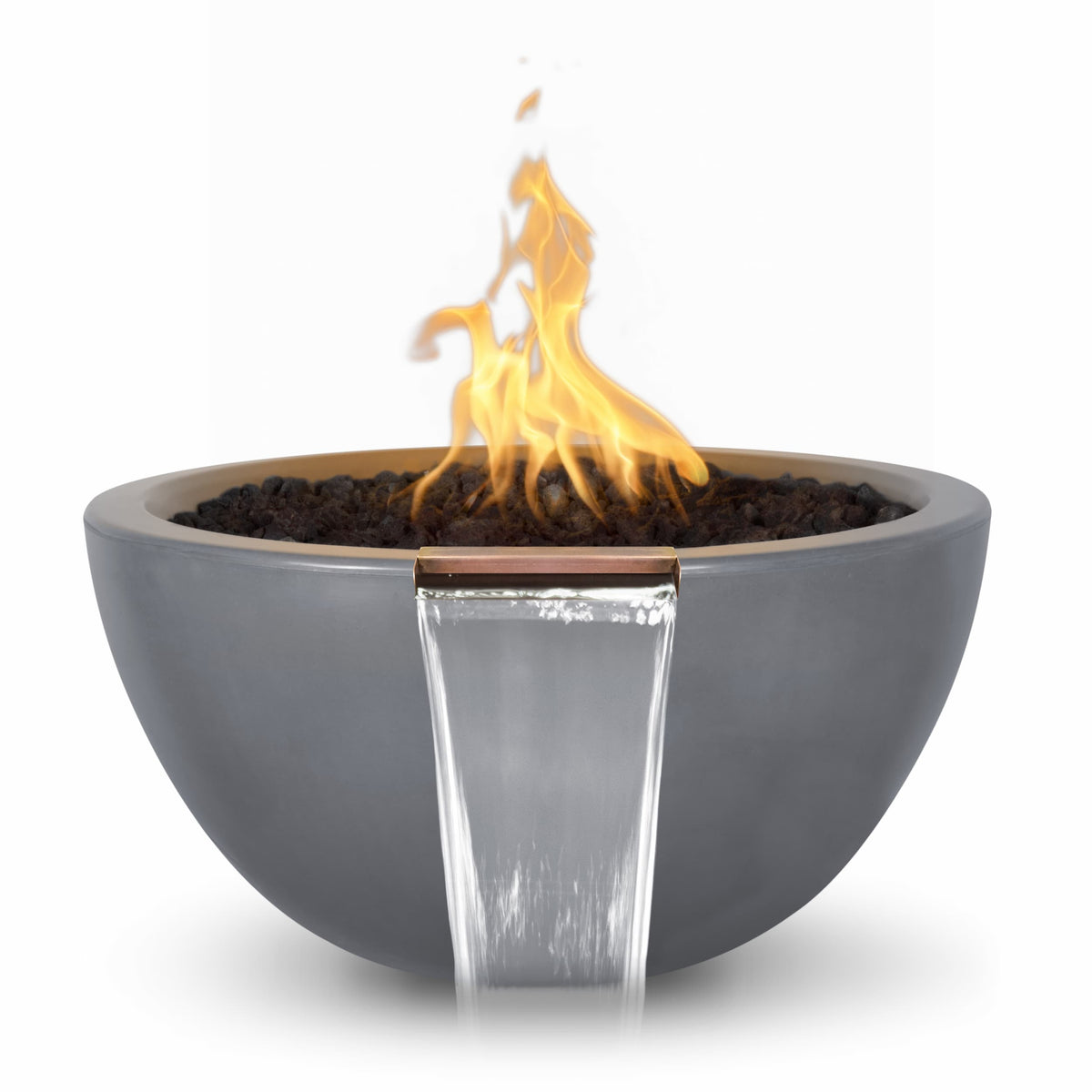 The Outdoor Plus Luna GFRC Fire & Water Bowl