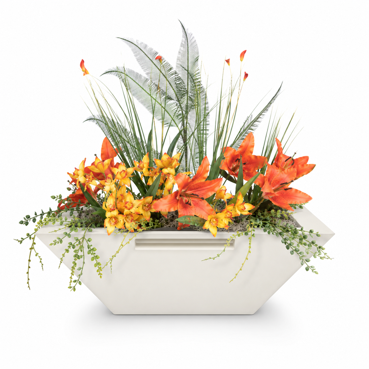 The Outdoor Plus Maya Planter & Water Bowl – Powder Coated