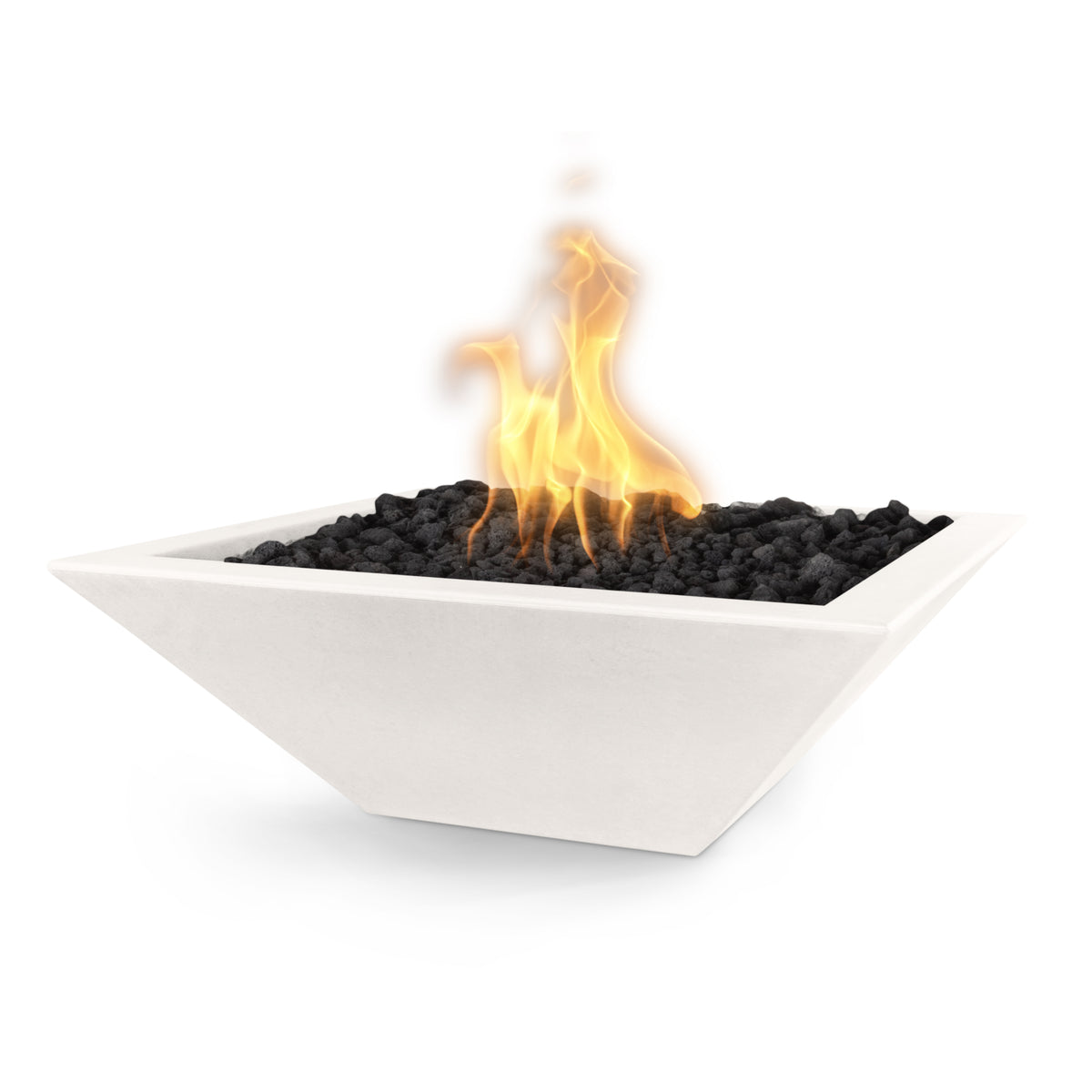 The Outdoor Plus Maya Square GFRC Fire Bowl
