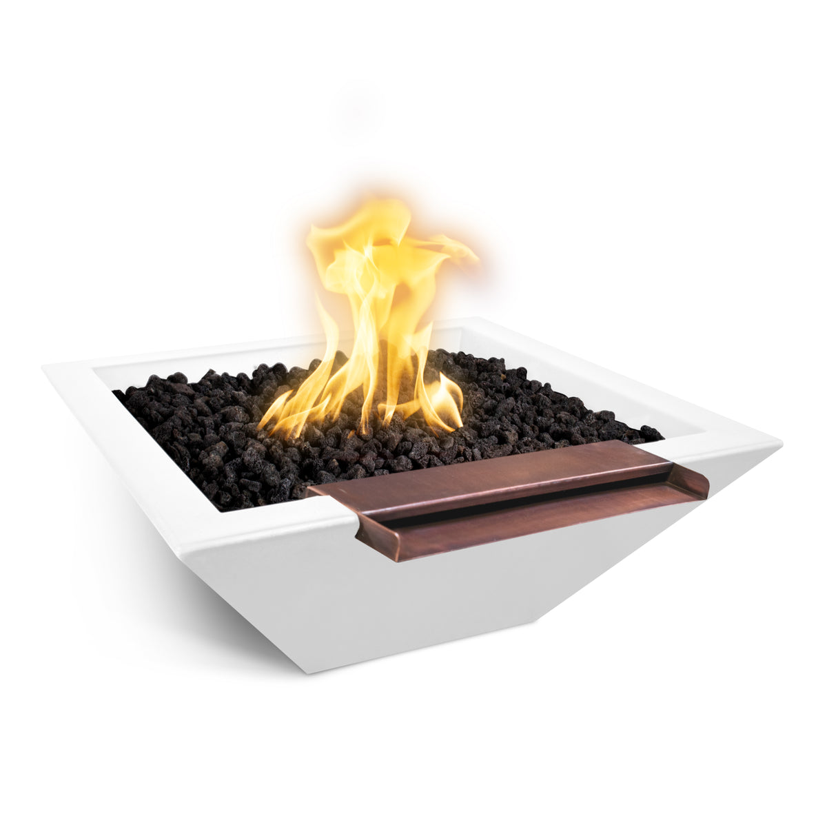 The Outdoor Plus Maya GFRC Wide Spill  Fire & Water Bowl