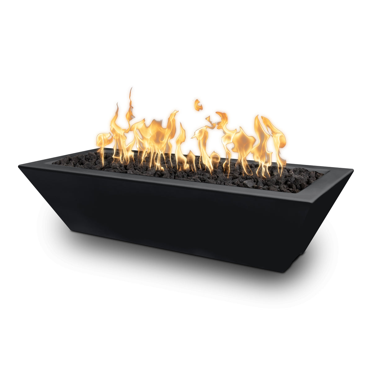 The Outdoor Plus Maya Powder Coat Linear Fire & Water Bowl