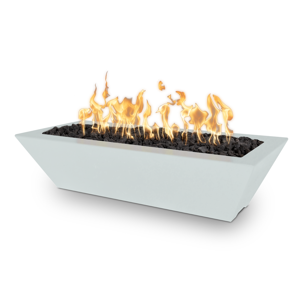 The Outdoor Plus Maya Powder Coat Linear Fire & Water Bowl