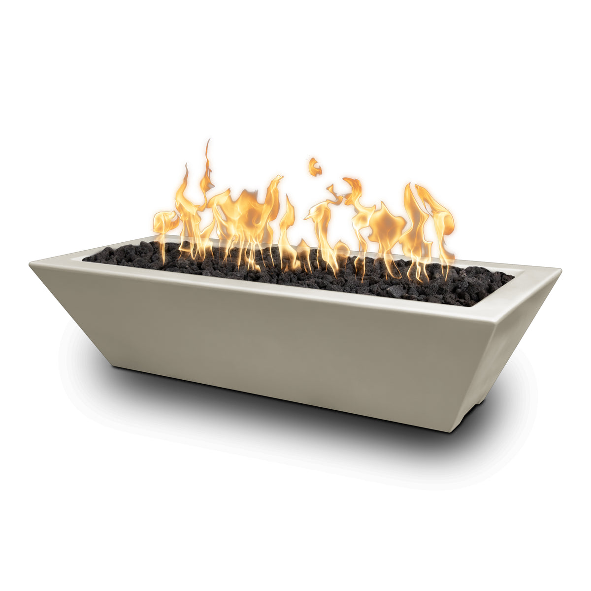 The Outdoor Plus Maya Powder Coated Linear Fire Bowl