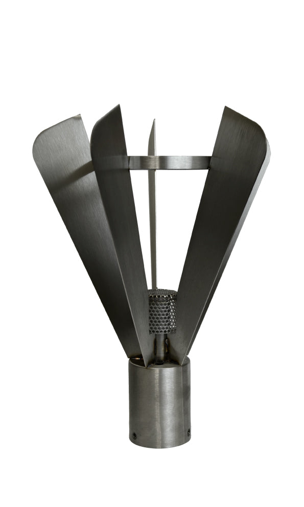 The Outdoor Plus - Fin Torch Head - Stainless Steel