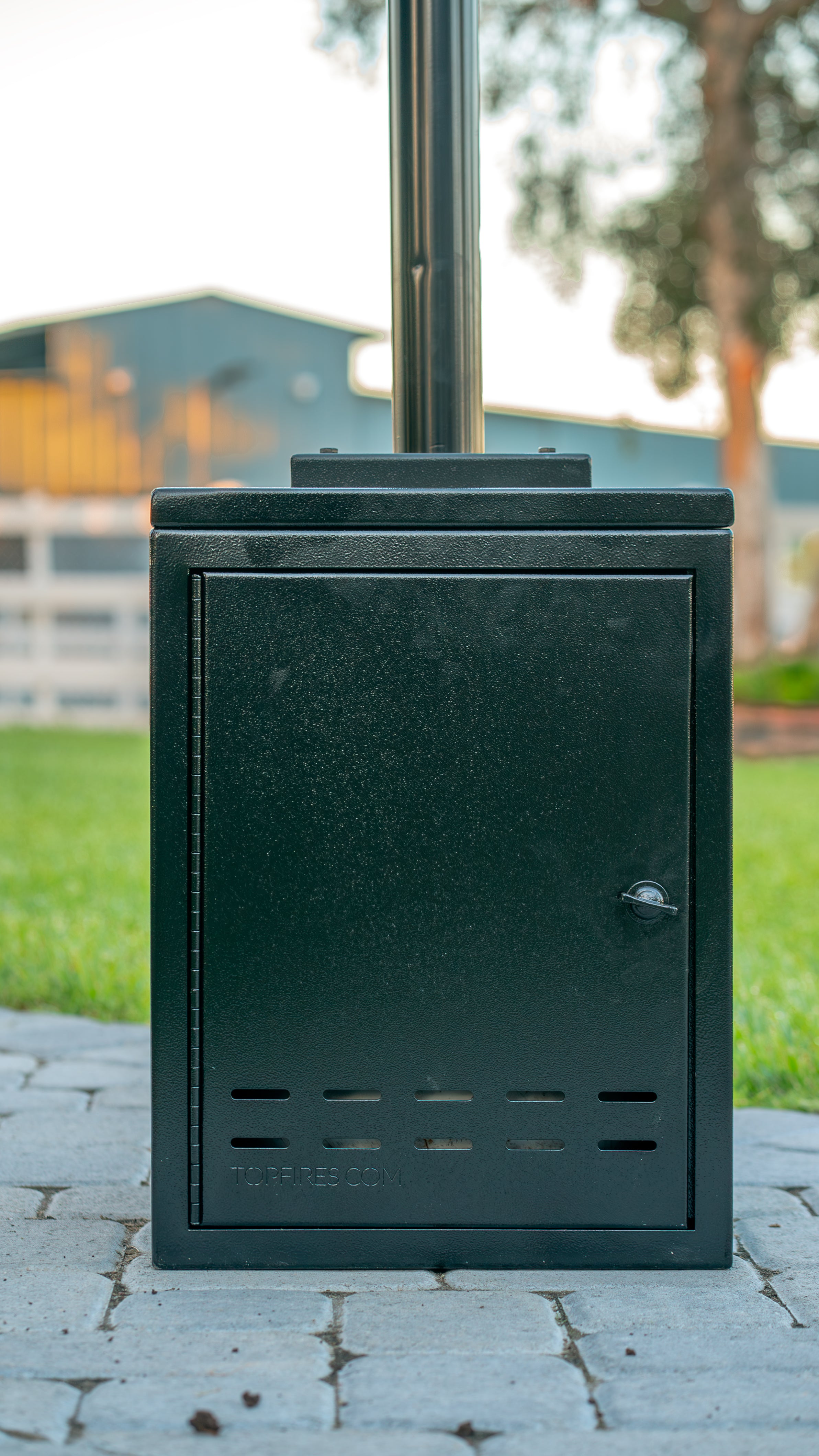 The Outdoor Plus - Tiki Portable Propane Storage Enclosure and Stand